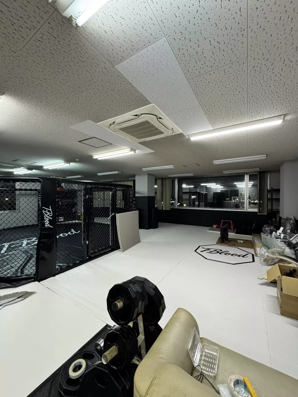 Atualização do projeto do cliente: Instalação profissional do Octagon & Roll Mat Gym concluída